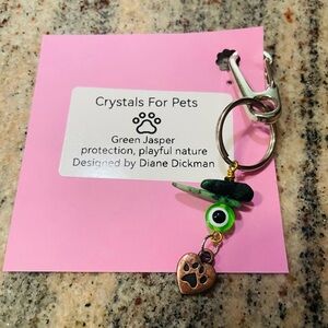 Newly, Handcrafted Crystals For Pets (Dog/Cat Collar)